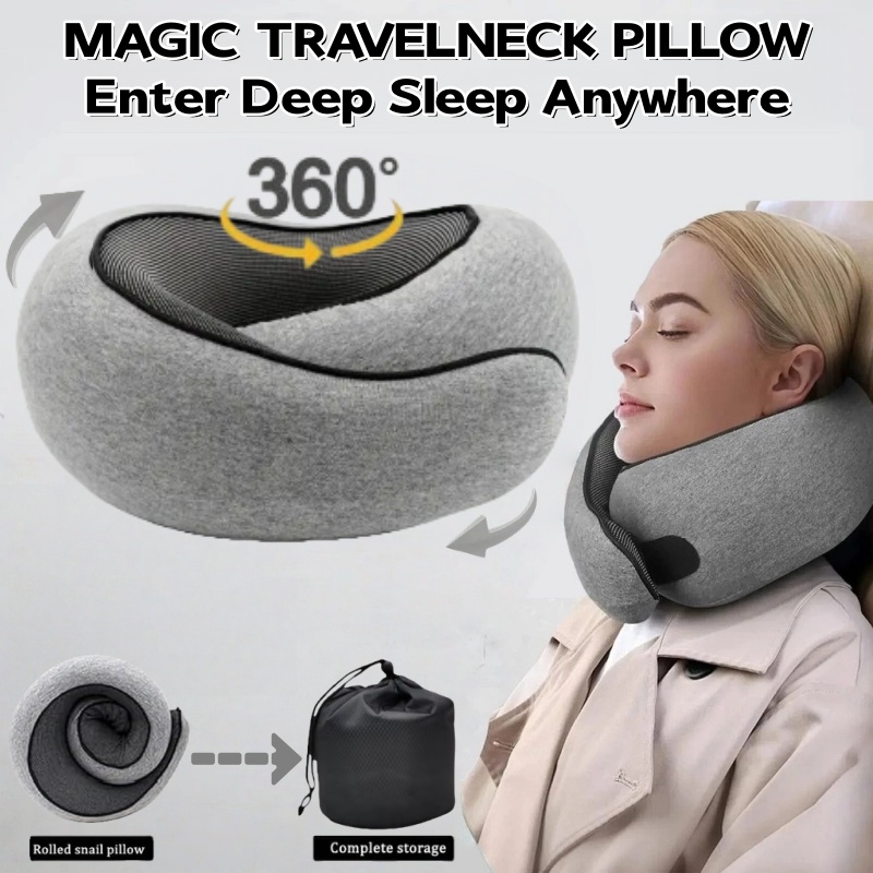 Portable U-shaped Travel Pillo - Anti Snore Contour Pillow review and price