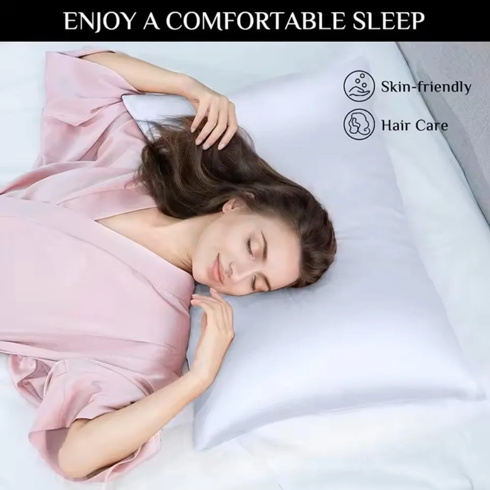 Silk Pillowcase Set of 2, Soft - Satin Silk Pillowcase Hair Skin review and price