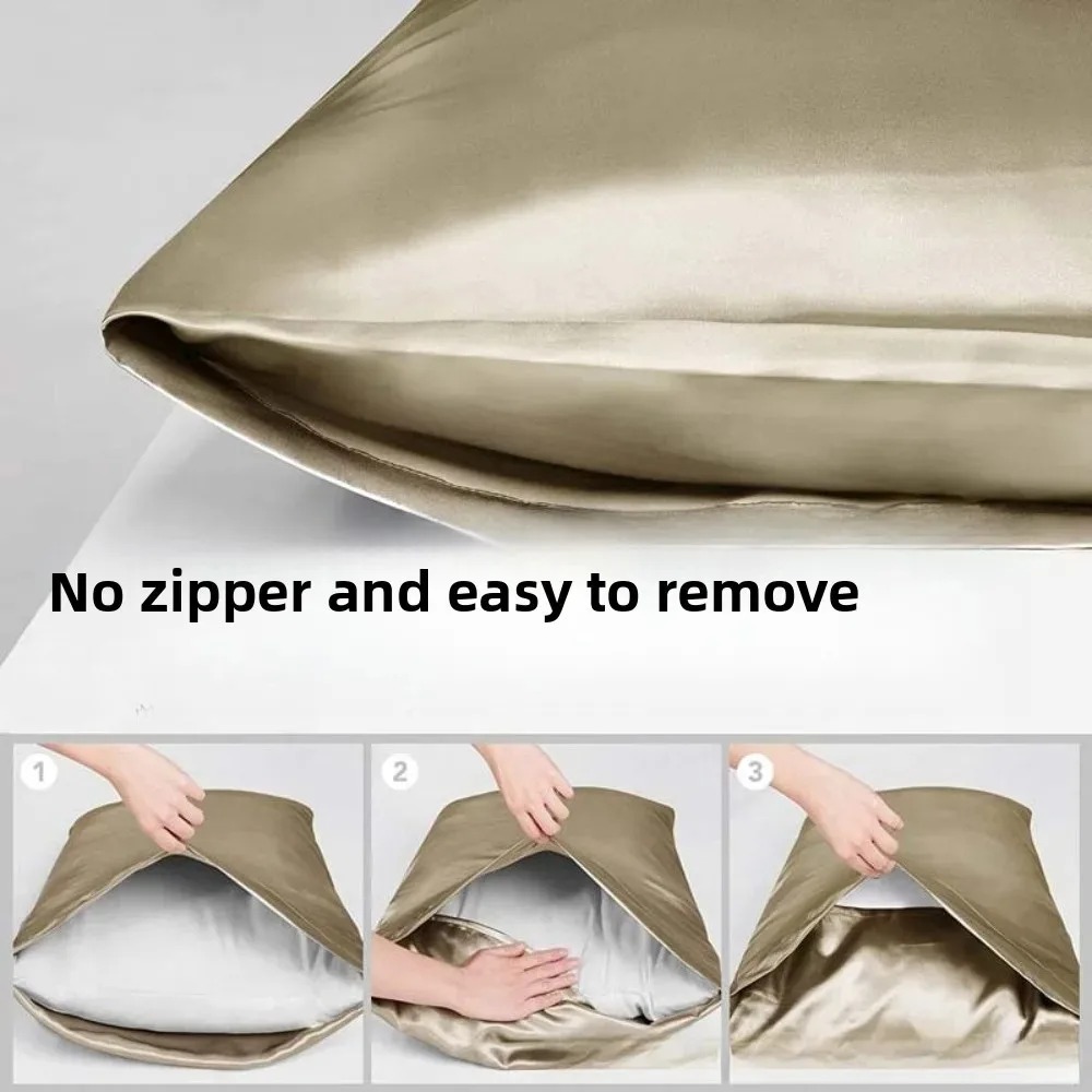 Silk Pillowcase Set of 2, Soft - Satin Silk Pillowcase Hair Skin review and price