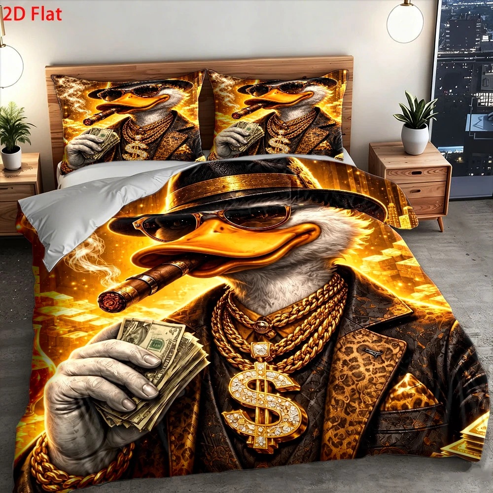 Wealthy Duck Theme Duvet Cover - Duvet Cover Sets With Zipper review and price