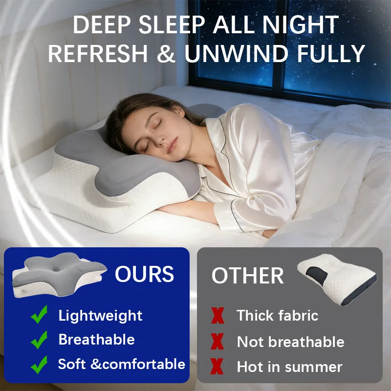 Memory Foam Pillow Cervical Pi - Memory Foam Orthopedic Pillow Neck Pain review and price