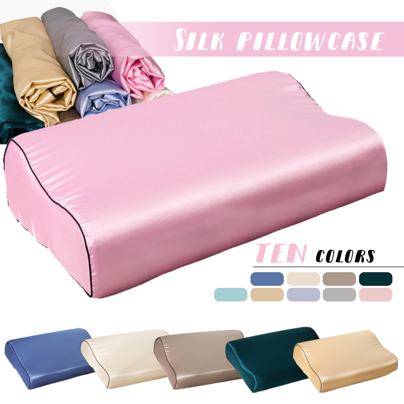 Imitation Silk Satin Latex Pil - Satin Silk Pillowcase Hair Skin review and price