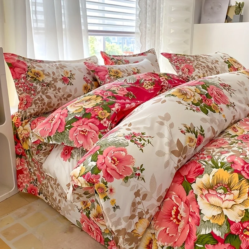 Floral Duvet Cover Set with Zi - Duvet Cover Sets With Zipper review and price